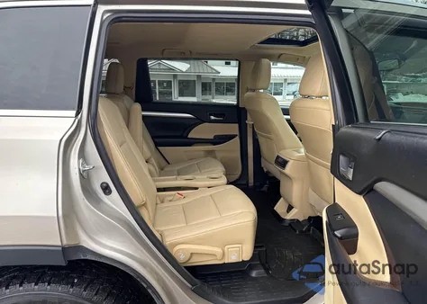 2016 Toyota Highlander Xle V6 из США, поврежденный, VIN 5TDJKRFH3GS263090